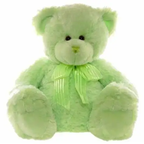 green colour teddy bear