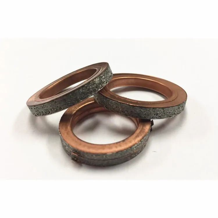 Universal motorcycle copper exhaust pipe gasket