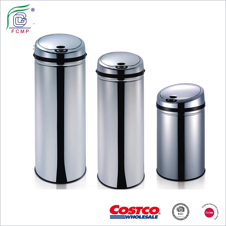 Fascinating costco trash can touchless Touchless Trash Can Infrared Bin Sensor Dustbin Automatic Electronic Waste Buy Eco Stainless Steel Product On Alibaba Com