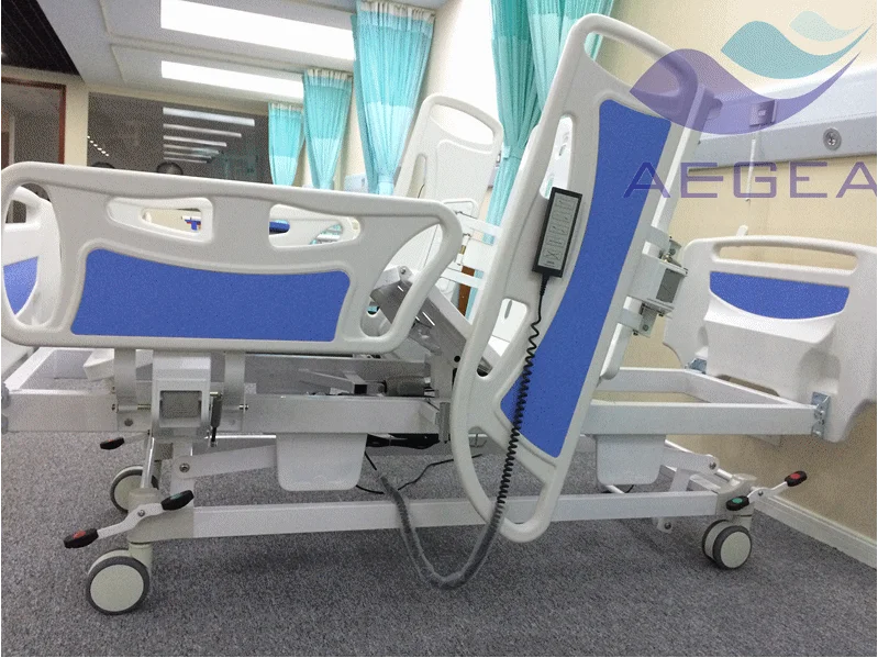 AG-BY009 Weighing five function intensive care used electric rehabilitation icu hospital medical bed manufacturer