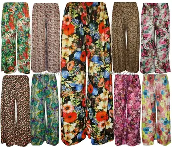 plus size printed palazzo pants