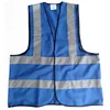 80/100/120 gsm reflective cheap blue safety vest chaleco policial