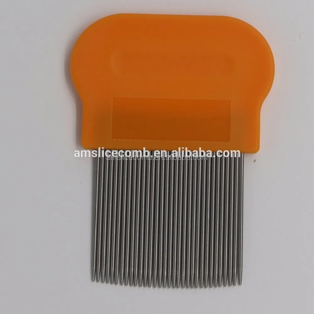 Head Comb Lice Nit Comb Metal Lice Treatment With Ergonomic Handle Head