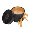 Luxury cosmetics double - opening drum gift packaging gold and silver card round box
