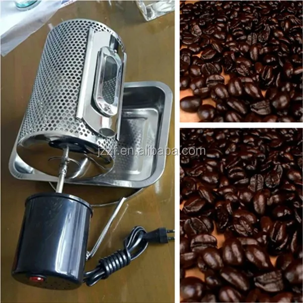 Used Roasting Machine Coffee / Small Drum Coffee Bean Roaster For Sale