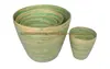 Set of 4 bamboo cups, Bamboo bowl,lacquer bowl,salad bowl,vietnam bamboo bowl,bamboo dinnerware,bamboo crafts,bamboo product.