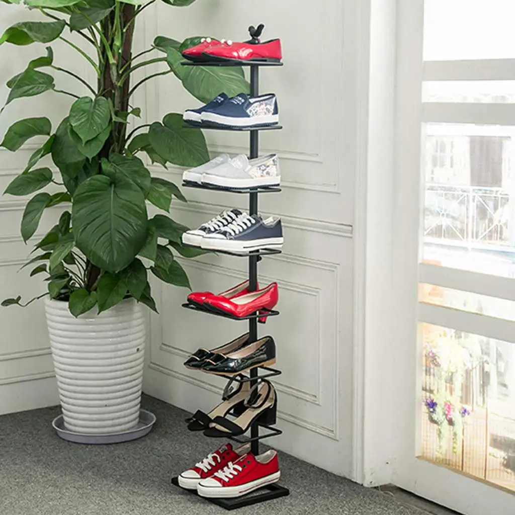 corner shoe rack