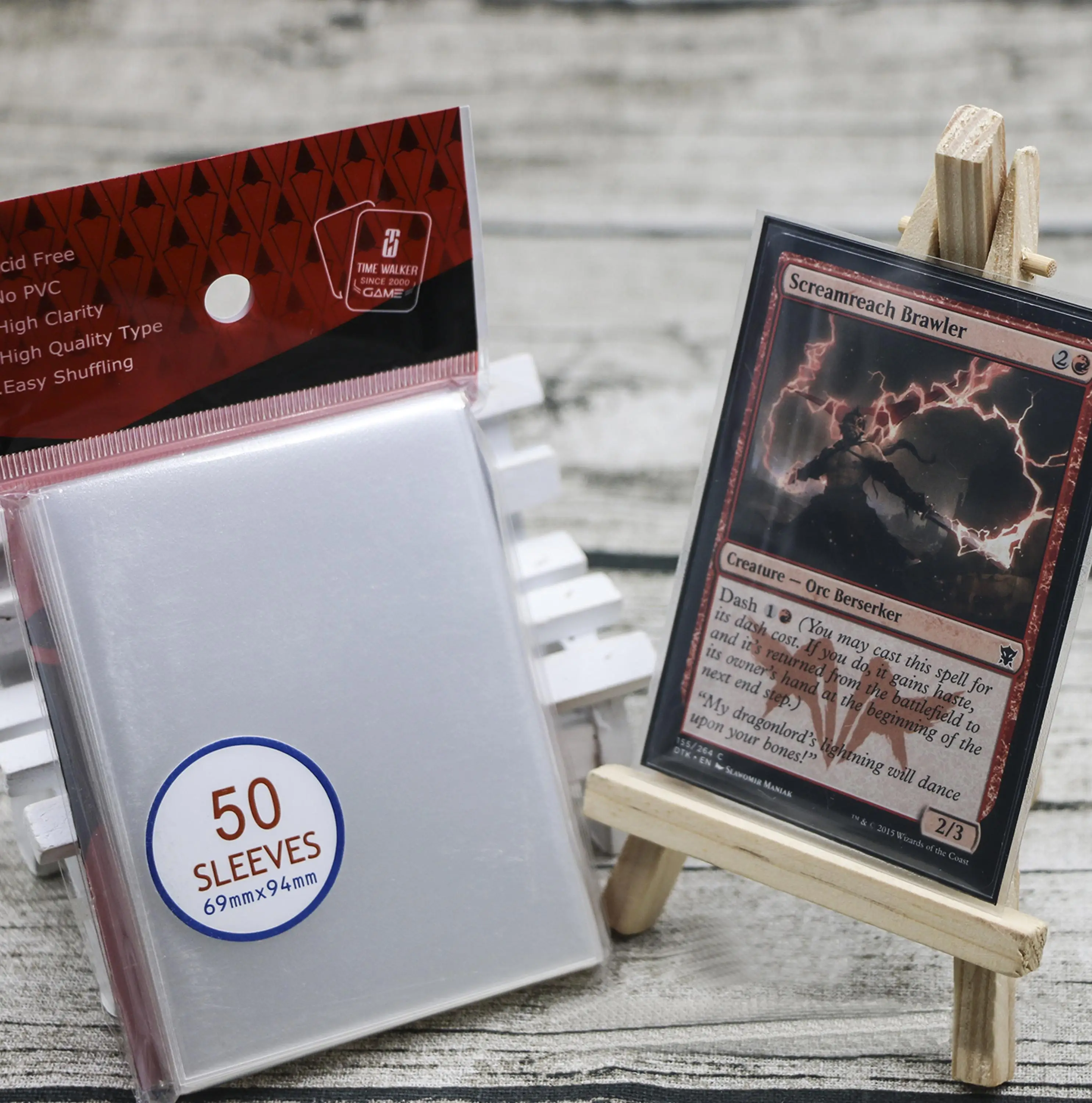 Recyclable Cheap Custom Trading Clear Trading Card Sleeves