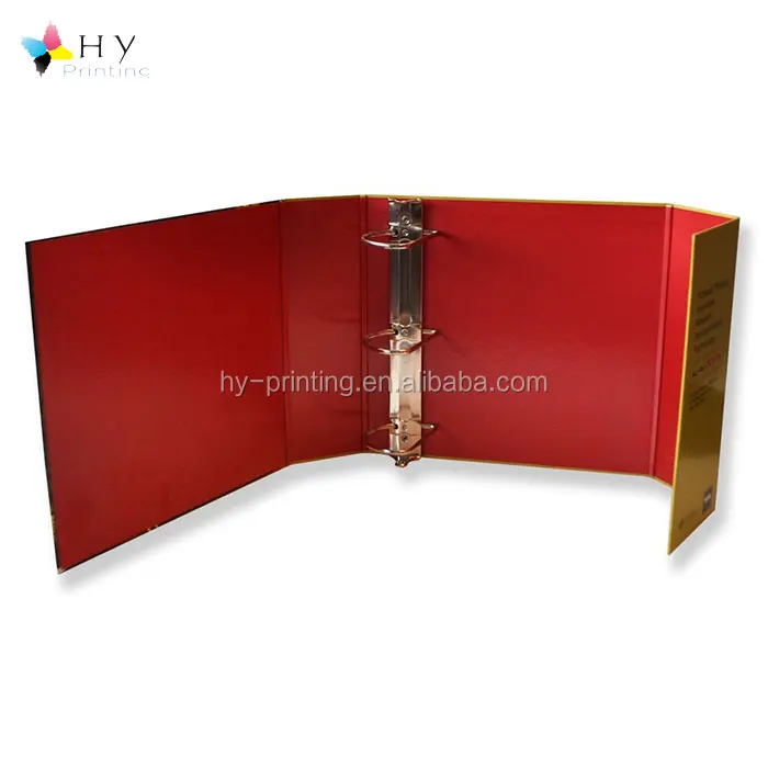 Custom A4 Cardboard 3 Ring Binder With Hidden Closure Buy
