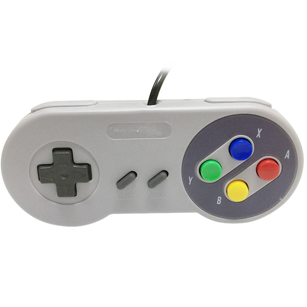 For Super Nintendo Snes Game Controller Retro Classic Wired Usb Game ...