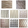 Top quality 3d embossed leather interior decorative wall