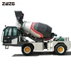 self loading cement concrete mixer equipment concrete mixer with swing drum