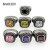Stainless steel jewelry wholesale Retro rings gold red and more color gemstone ring beautiful hot sell ring