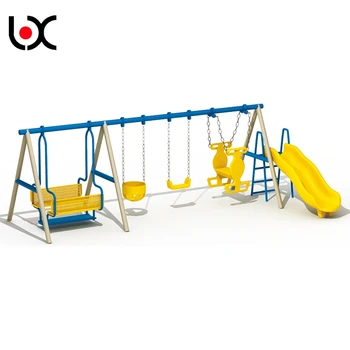 kids swing and slide