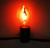 C7 e17 led flame mini string lights indoor with bulb light