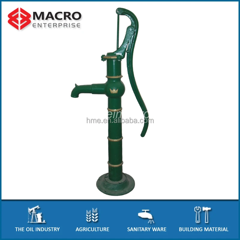 Garden Well Cast Iron Antique Hand Water Pump Drinking Cast Iron Antique Hand Water Pump