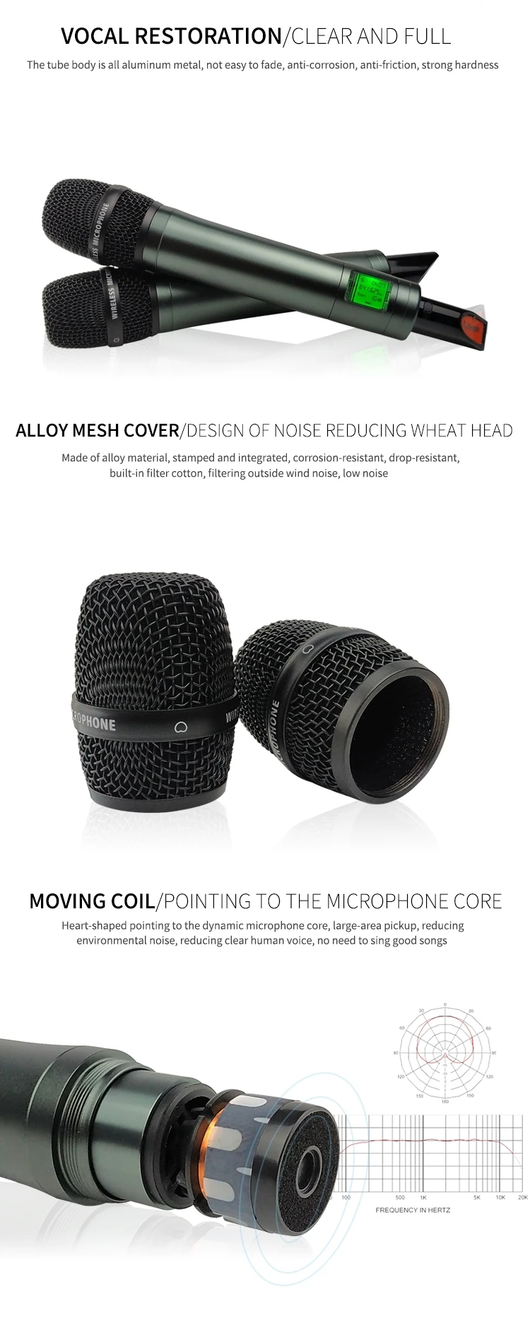 K800 Wireless Microphone For Teachers True Diversity Uhf Wireless