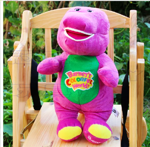 30cm High quality Hot sale New Manufacturers selling the dolls Barney benny purple dinosaur plush toys