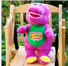 30cm High quality Hot sale New Manufacturers selling the dolls Barney benny purple dinosaur plush toys