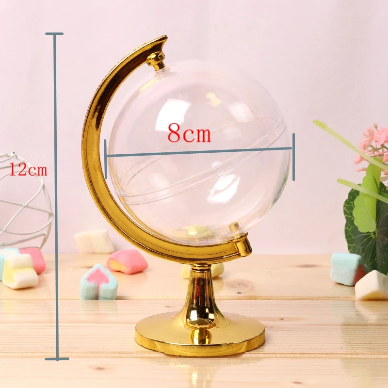 Mini Globe Party Favor Candy Boxes Globe Acrylic Candy Box For Decoration Baby Shower Favor ...