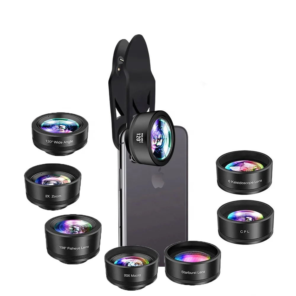 Amazon Best Seller 7 In 1 Cell Phone Camera Lens Kit For Mobile Camera Lens Buy Amazon