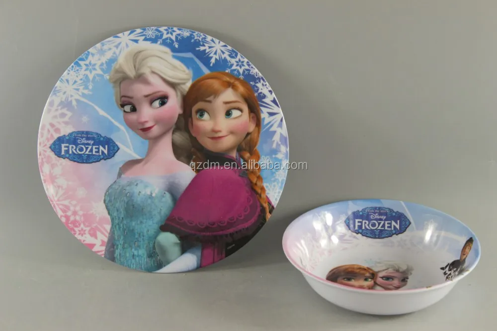 BPA Free Melamine Round Dish And Bowl For Kid Pass FDA Test