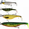 wholesale soft lures supplies from china duck fin shad fishing with 3d lure eyes