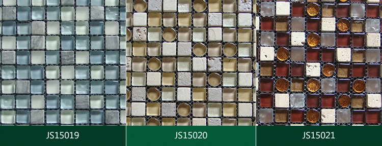 Low Price Brickwork Pure Blue Color 300mmX300mm Square Glass Mosaic Tile For Swimming Pool