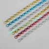Assorted Colors 9mm Size Aluminum Double Jack Chains