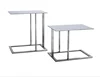 2016 Fashion Design C Shape Stainless Steel Modern Sofa Table Side For Living Room