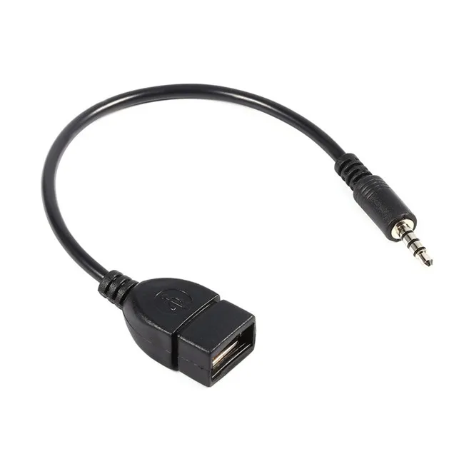 3.5mm Jack Male To Usb 2.0 Type A Female Otg Audio Aux Converter