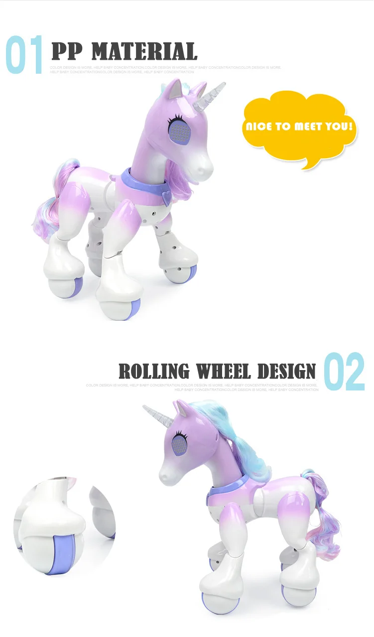 Hot Items Intelligent Remote Control Plastic Toy Horse Unicorn Buy