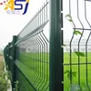 High quality 3d welded wire mesh fence/beautiful green fence with triangle bends