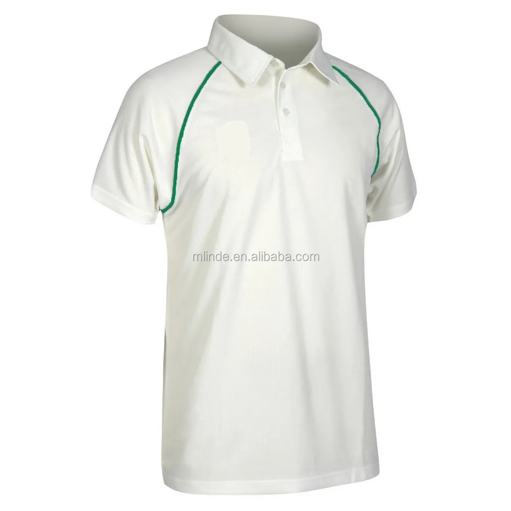 white cricket jersey