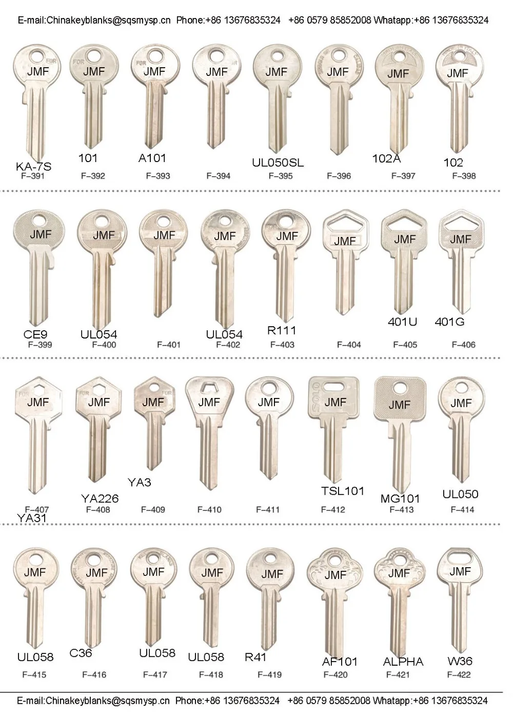 Types Of Door Universal Key Blanks Wholesale,House Blank Key - Buy Door ...
