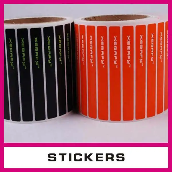 different types of logo sticker