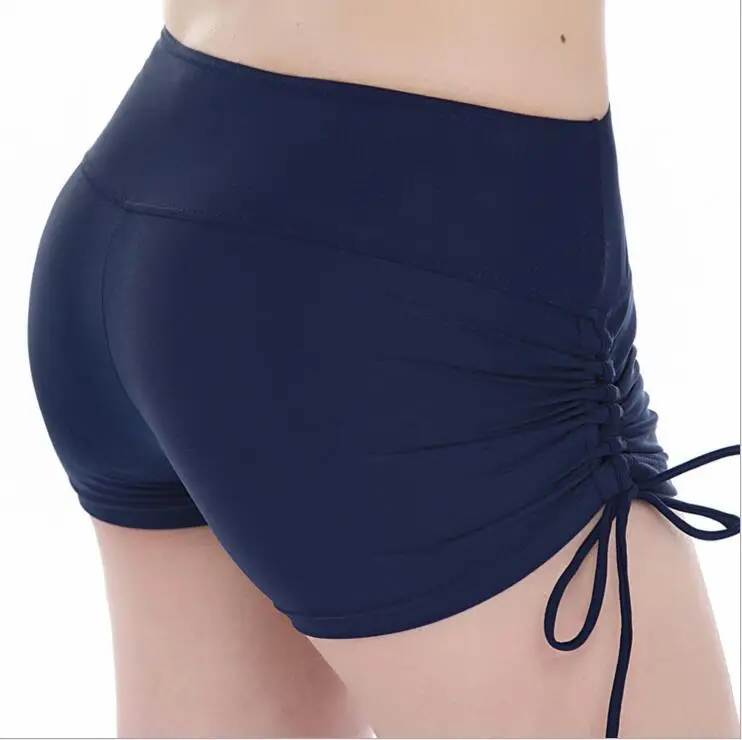 Women Girls Adjustable Drawstring Swim Shorts Bikini Boy Style Short Brief Bottoms