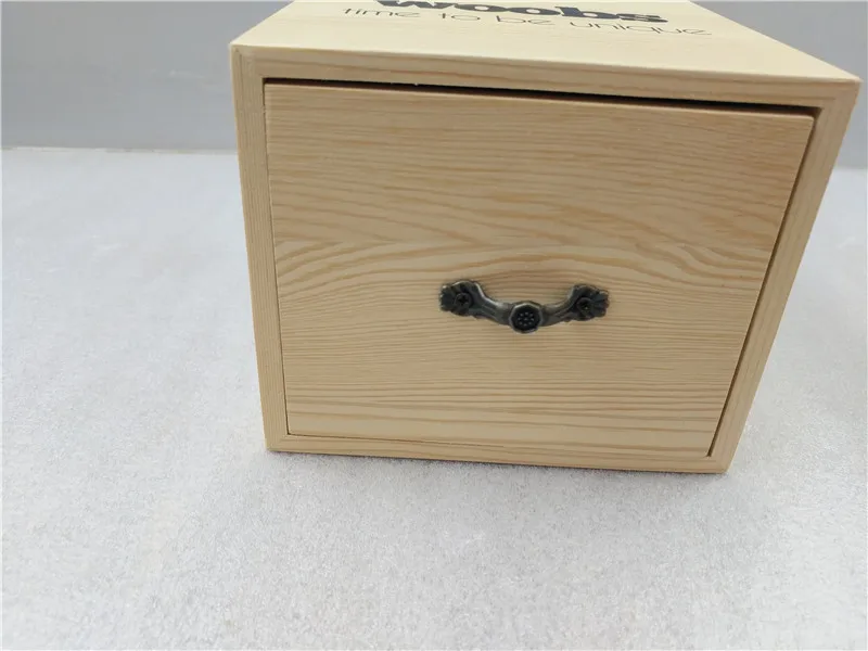 Small Wooden Sliding Drawer Box