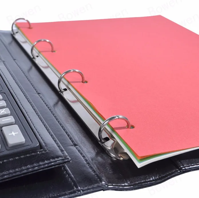 Taoyuan&bowen Leather Wholesale 3 Ring Binders / A5 Ring Binder With