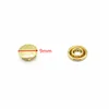 9mm Nickle Free Custom Decorative Four Parts Metal Ring Cap Pearl Prong Snap Button For Garments