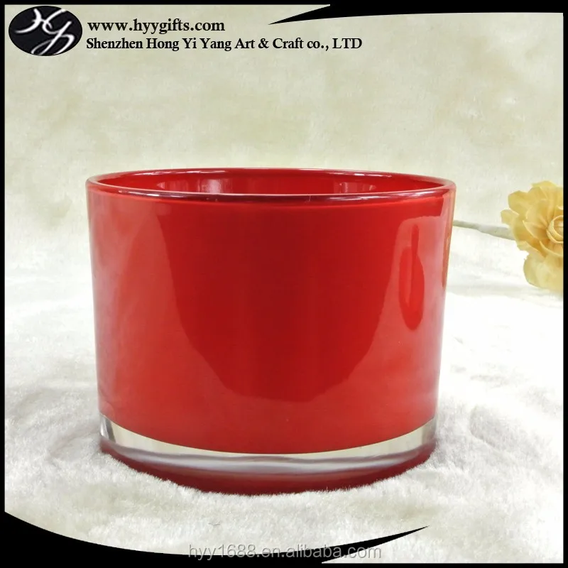 Wholesale Candle Vessels Large Red Glass Candle Jar For 3 Wicks Candle Buy Wholesale Candle 2451