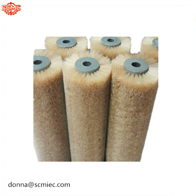 Factory Direct Sale Polished Wire Brush Roller Abrasive Wire Brush