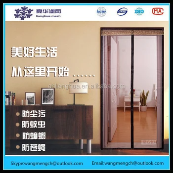 Portable Magnetic Soft Door Screen Mesh Door Black Curtain Buy French Door Curtains Garage Door Curtains Half Door Curtain Product On Alibaba Com