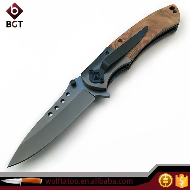 titanium knife handle