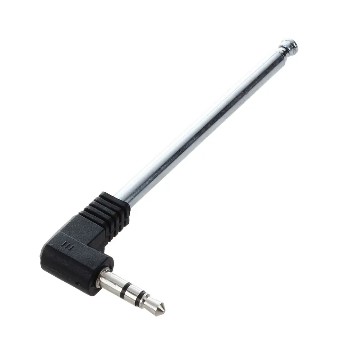 Car 3.5mm Connector 4 Sections TV Telescopic Antenna Aerial 13.5cm