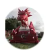 outdoor Giant Advertising Inflatable dragon, Good Quality PVC Inflatable fire dinosaur animal