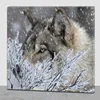 BD27246 light up canvas wolf wall picture,led canvas wall art print winter