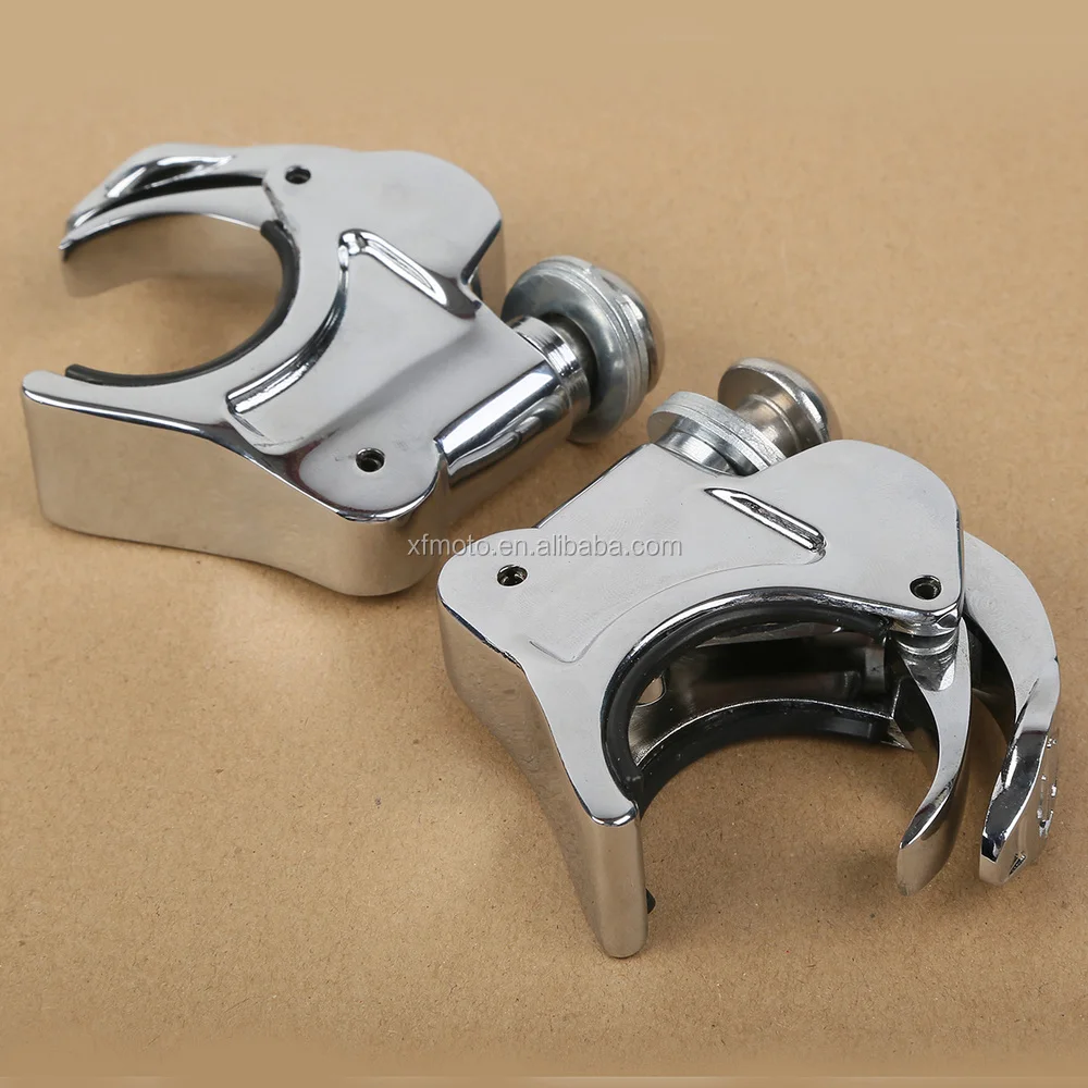 Morsetti parabrezza moto 39mm per Harley Dyna Super Glide Sportster 883 1200