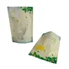 Zipper doypack/Printing Chia zipper pouch /Kraft paper bags for peanuts , fish feed , protein powder