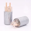 Viborg VE512 Pure Copper Power Adaptor Plug Hi End Power Connector Silver Gold Rhodium Plated